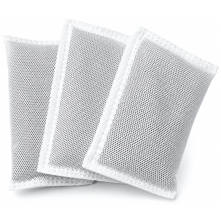 Nispira Activated Charcoal Odor Filter Refill Deodorizers 3 Packs for Trash Cans 8 Gallon and Larger, Compatible with Itouchless