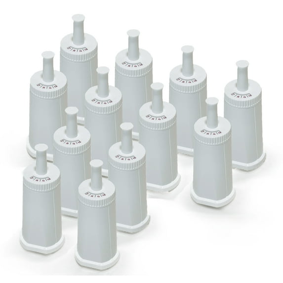 Nispira BES008 Water Filter Compatible with Sage ClaroSwiss for Breville Espresso Machine Oracle Touch BES990, Bambino Plus BES920, Barista Pro BES878, Barista Express, Barista Touch BES880, 12 Packs