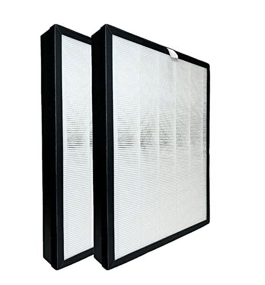 Nispira BKJ-33 3-in-1 True HEPA Filter Replacement For Colzer Air Purifier Remove Smoke Pet Smell, 2 Pack