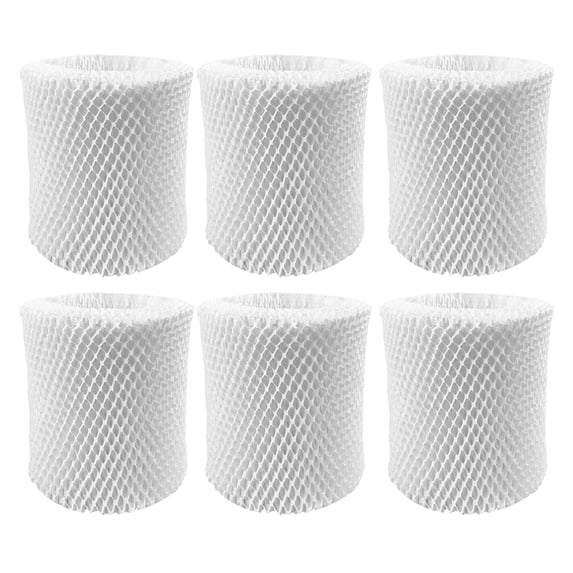 Nispira Bedside Wick Humidifier Filter Replacement for Canopy Bedside Humidifier, Long-Last Wood Pulp, 6 Packs
