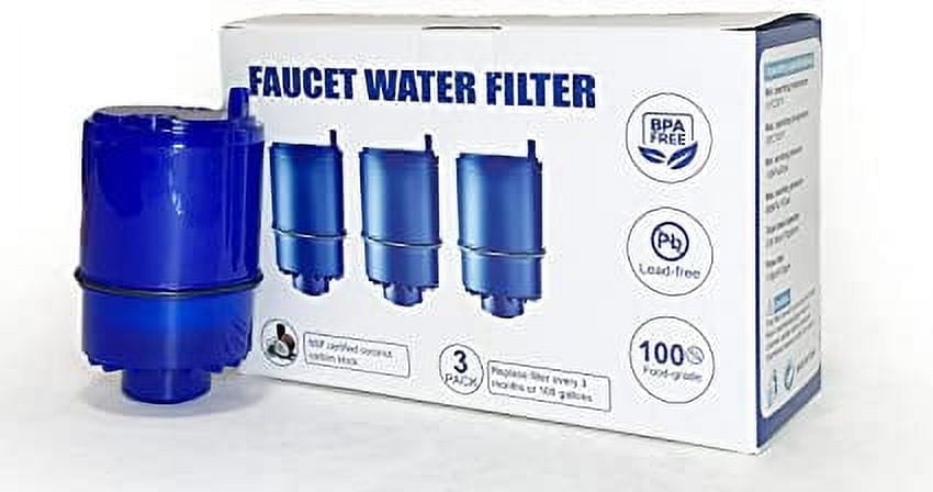 Nispira Blue RF-99XX Water Filter Replacement Compatible with Faucet Filtration Systems, Pack of 3, Not OEM