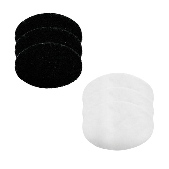 Nispira Charcoal and Oil Vapor Air Fryer Replacement Filters Compatible with OVENTE 2 Liter Electric Deep Fryer FDM2201BR model, 3 Pack