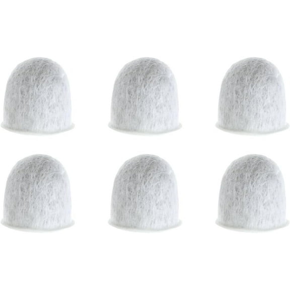 Hamilton Beach Coffee Machine Activated Charcoal Water Filter #80674 Replacement By NISPIRA - 6 packs (NOT FOR FARBERWARE)