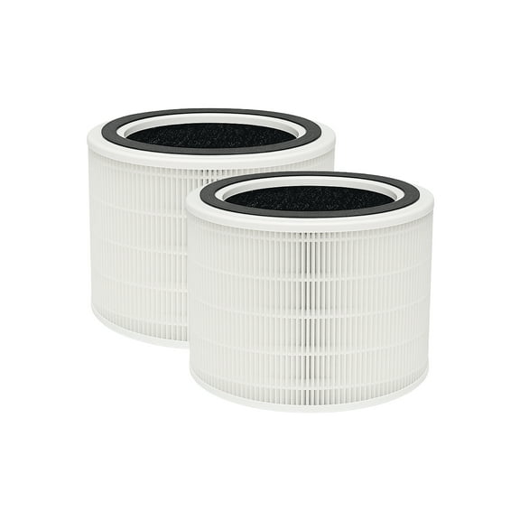 Nispira Core 200S 3-in-1 True HEPA Replacement Filters For Air Purifier Core 200S-RF, 2 Packs
