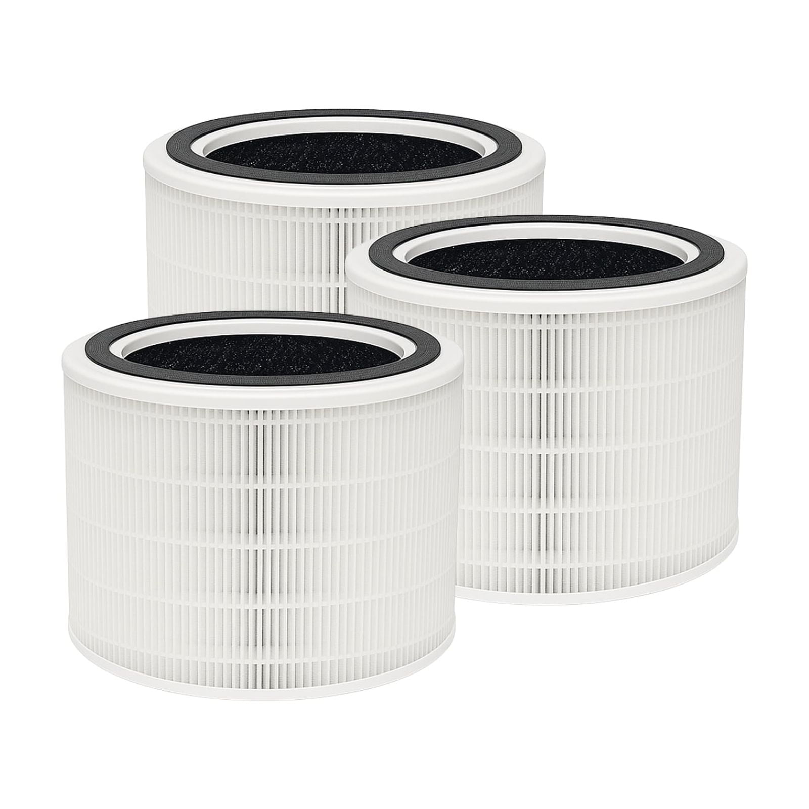Nispira Core 200S 3-in-1 True HEPA Replacement Filters For Air Purifier Core 200S-RF, 3 Packs