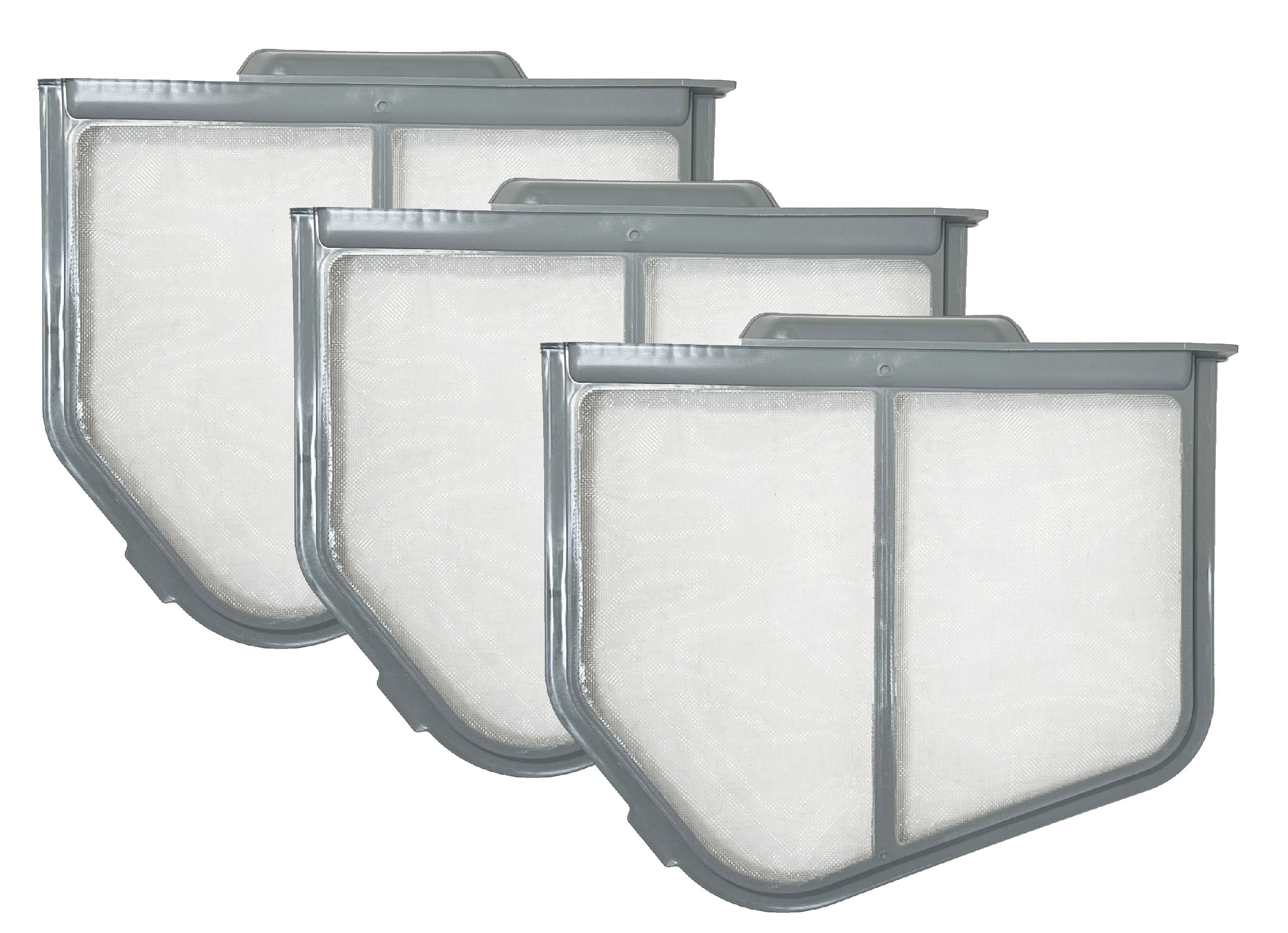 Nispira DC97-16742A DC61-02610A Lint Trap Screen Filter Replacement For Samsung Cloth Dryer AP5306681 PS4221839 DC61-03048A EAP4221839 3 Pack (No Flap Included)