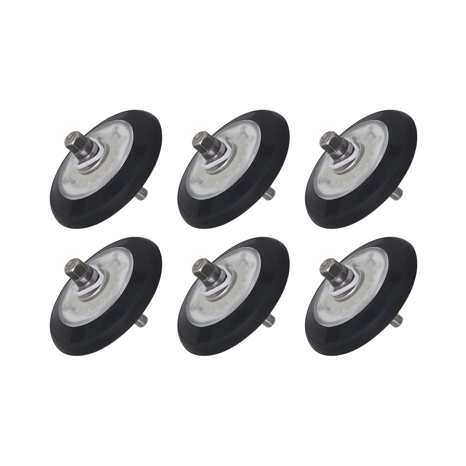 Nispira Dryer Drum Roller Assembly Compatible With LG Kenmore 4581EL2002C, 6 Rollers
