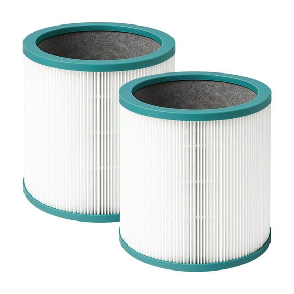 Nispira Dual-layer HEPA Filter Compatible with Dyson TP01 TP02 BP01 Tower US Sm/Nk and TP02 US Nk/Nk. Compared to EVO filter part 968126-03. 2 Units