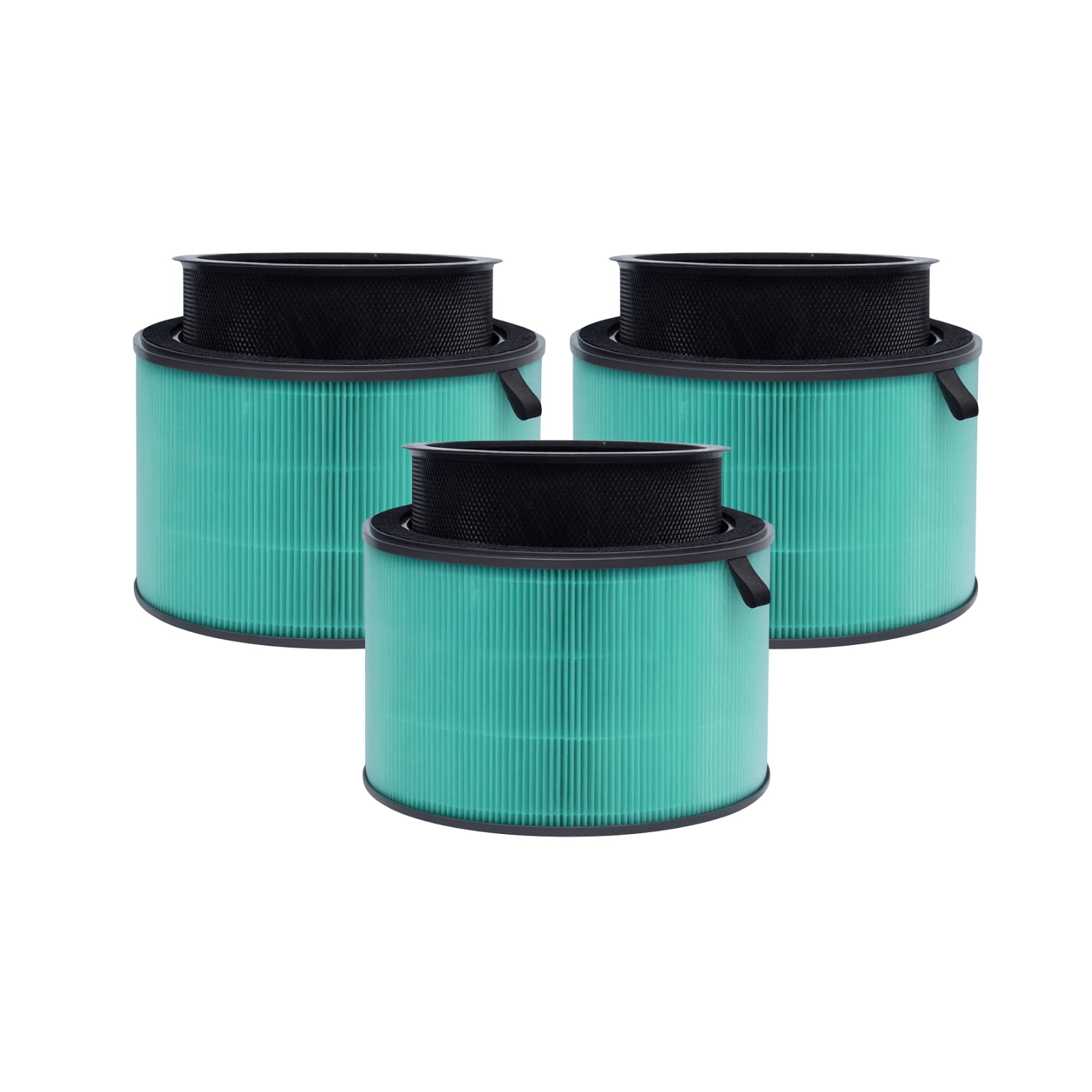 Nispira HEPA Activated Carbon Filter Replacement For LG PuriCare 360 AS330DWR0 AS560DWR0  Air Purifier AAFTDT301 (NOT For AeroTower) 3 Pack
