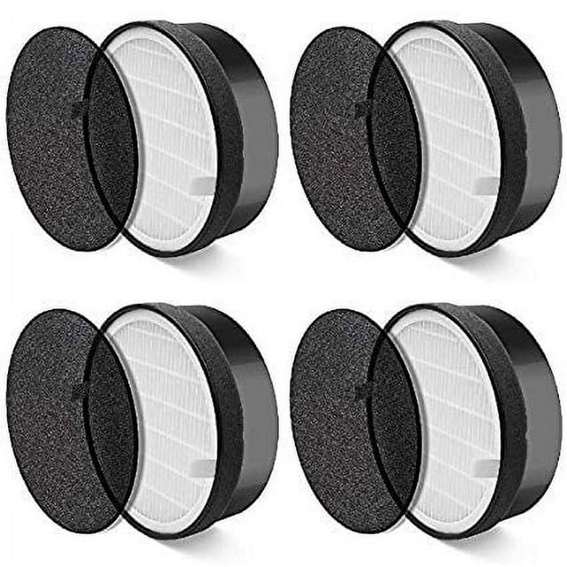 Nispira HEPA Air Filter Replacement Compatible with Air Purifier LV-H132, Compared To Part LV-H132-RF, 4 Packs