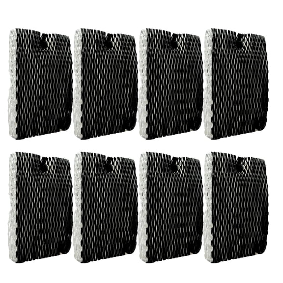 Nispira HWF100 Super Wick Humidifier Filter Replacement for Holmes Bionaire Sunbeam HM6000 HM6000RC HM6005 BCM7305 BCM7309 BCM7204 SCM7808 SCM7809, 8 Pack