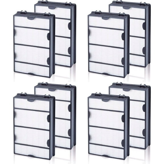 Nispira HAPF600 True HEPA Replacement Filter B For Holmes Air Purifier, 8 Packs
