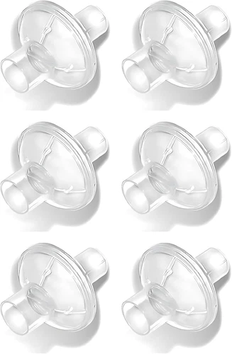 Nispira In-Line Outlet Bacteria Filter For Cpap/Bipap Machine 25Mm /22 Mm 6 Pks