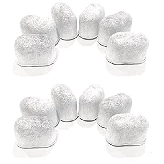 Nispira K Series Water Filter Pods Replacement For Keurig Coffee Maker Keurig 2.0 K-Supreme,K-Slim,K-Express,K-Select,K-Classic,K-Duo Plus,K-Elite,K-Iced,K-Cafe,Activated Charcoal 12 Packs