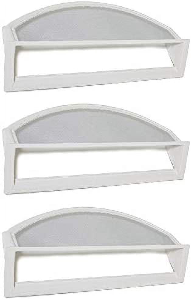 Nispira Lint Trap Screen Filter Replacement Compatible with Dryer GE Parts WE18M28, WE18X25100, WE18M30, WE18M53, PS11767017. Fits DBSR463EG0WW, DBSR463EG1WW, DBSR463EG5WW. 3 Filters