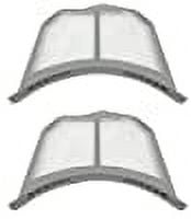 Nispira Lint Trap Screen Filter Replacement Compatible with Whirlpool Amana Crosley Cloth Dryer Part W10516085 WPW10516085, 2 Filters
