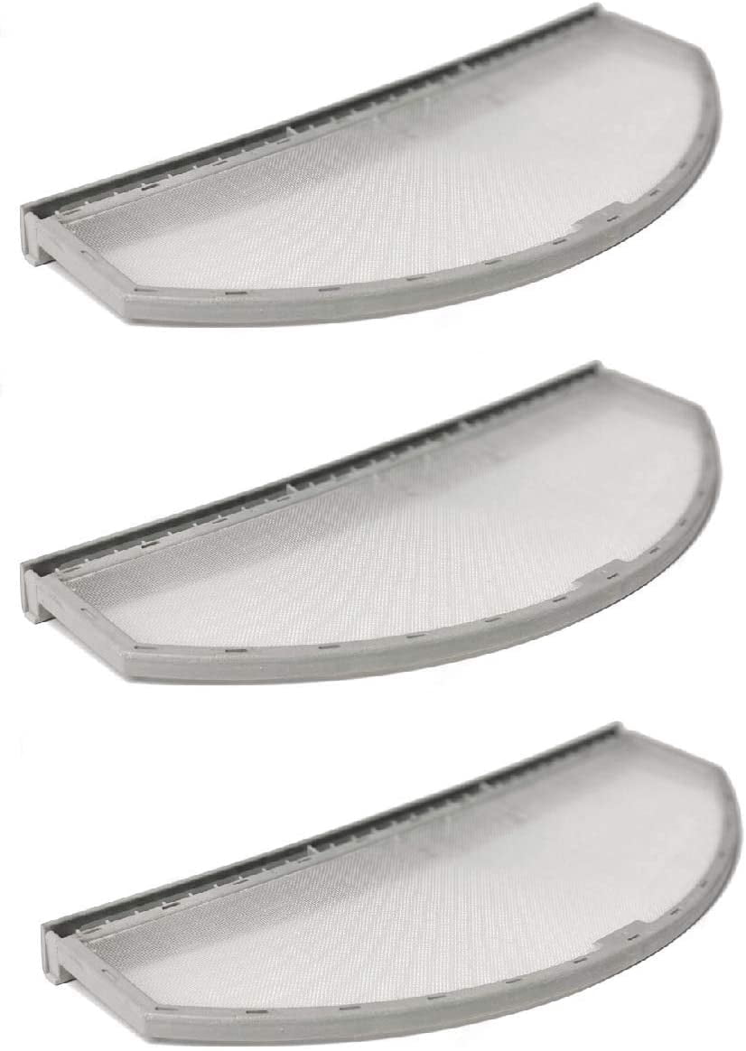 Nispira Lint Trap Screen Filter Replacement Compatible with Whirlpool Maytag Cloth Dryer Part 53-0918. 3 Filters