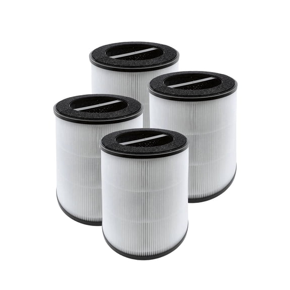 Nispira MD01 MD02 Mod/Mod+ Replacement Filter for Mod/Mod+ Air Purifier True HEPA with Activated Carbon, 4 Packs