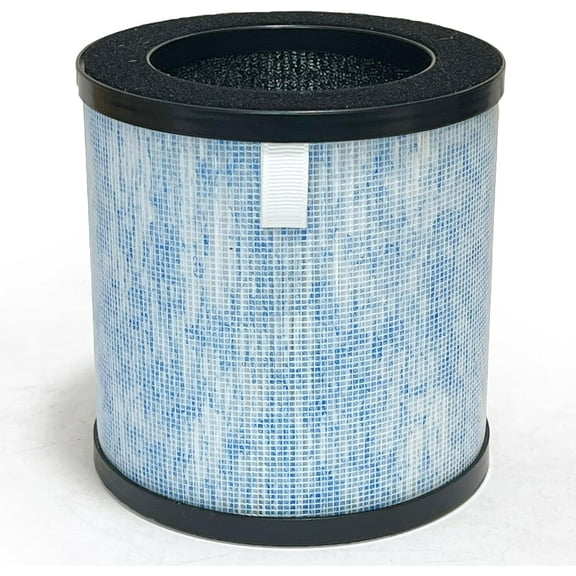 Nispira MJ002h 3-In-1 Activated Carbon True HEPA Filter Replacement For Pomoron Air Purifier MGK21J02 Part MJ002H-RF | Removes Smoke, Chemical VOCs, Odor, Pet Dander | 1 Pack