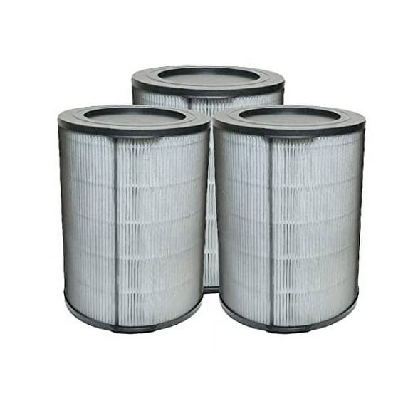 Nispira NK100, NK105, QS HEPA Activated Carbon Filter N Replacement For Winix Air Purifier 112180, 3 Packs