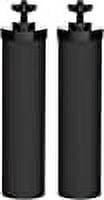 Nispira Premium Water Filter Black Element Cartridge Compatible with Berkey Countertop Water Purification System. Compared to Part BB9. 2 Filters
