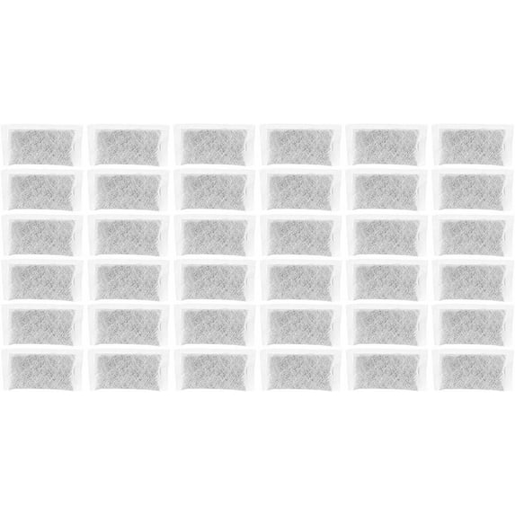 Nispira Replacement Activated Charcoal Water Filter Sachets for Megahome and Other Countertop Water Distiller, 36 packs