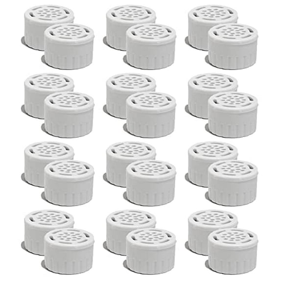 Nispira Replacement Air Filter Cartridge Compatible with TurbClean CPAP Mask Cleaner Sanitizing Machine. Fits WQ30 / WQ60 / GSTxpro, 24 Packs