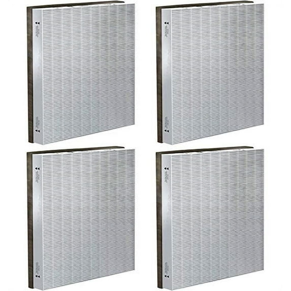Nispira Replacement HEPA Filter for Air Purifier, Compatible with Vornado Air Purifier Models AC300, AC350, AC500, AC550, PCO200, PCO300, PCO500 Compared to Part MD1-0022, 4 Filters