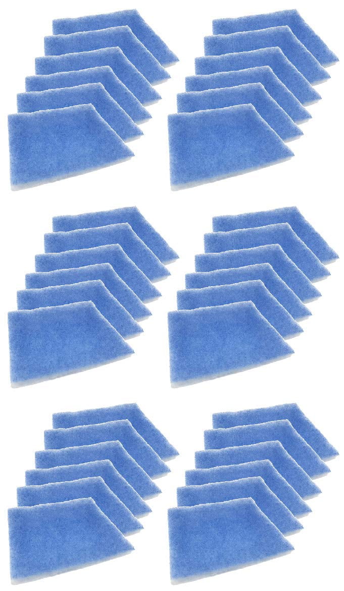 Nispira Replacement Polyester Filters Compatible with BetterVent Indoor Lint Dryer Vent, 36 Filters