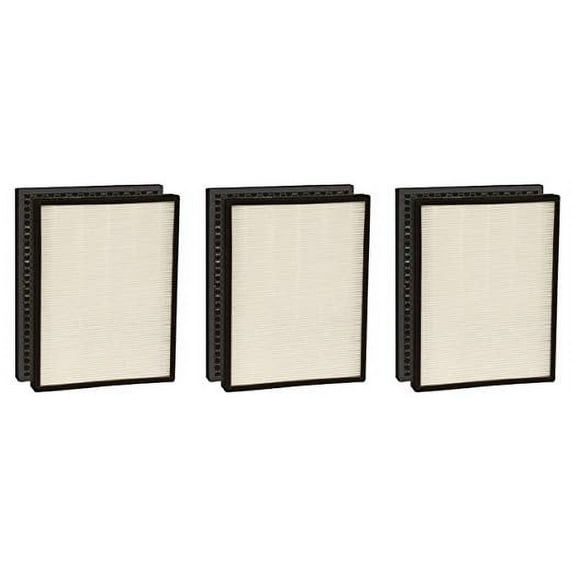 Nispira Replacement True HEPA Air Filter with Activated Carbon Pre Filter Compatible with Alexapure Breeze 3049, 3 Sets