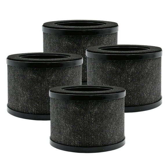 Nispira TZ-K1 3-in-1 True HEPA Activated Carbon Filter Replacement Compatible with ToLife TZ-K1 Air Purifier AROEVE MK01 MK06 Air Purifiers , 4 pack