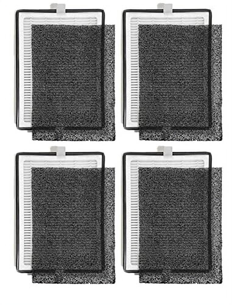 Nispira True HEPA Activated Carbon Pre Filter Replacement Compatible with LV-H126 Air Purifier. Compared to Part LV-H126-RF, 4 Pack