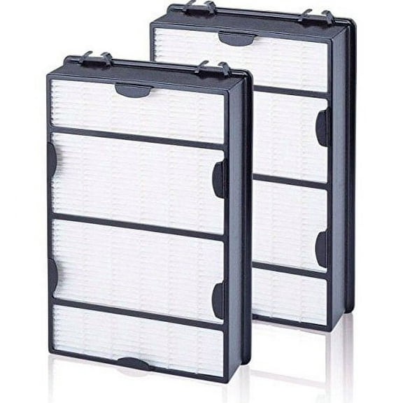 Nispira True HEPA Air Filter Replacement Compatible with Holmes Air Purifier HAPF600 HAPF600D HAPF600D-U2 Filter B, 2 Packs