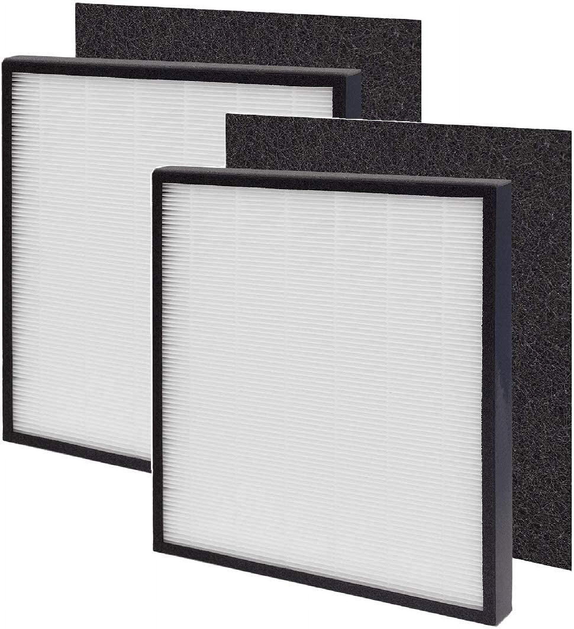 Nispira True HEPA Carbon Filter J Replacement Compatible with Germ Air Purifier AC5900WCA AC5900WDLX FLT5900 2 Pack