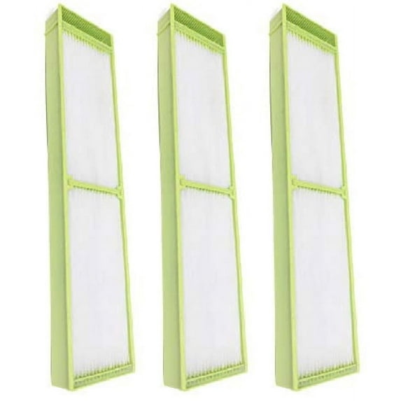 Nispira True HEPA Filter Compatible with Air Purifier Part TF50-Carbon HEPA-Fresh Replacement. 3 Packs