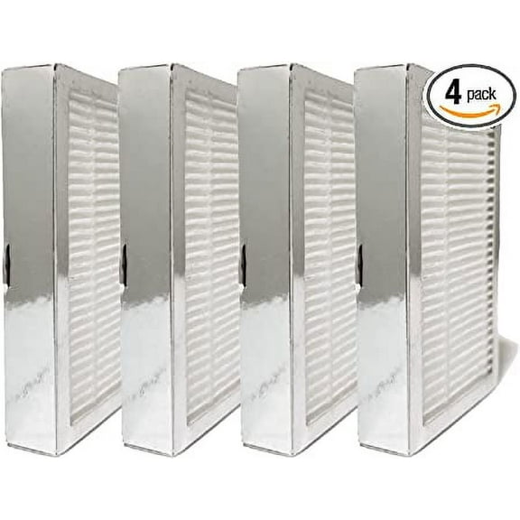 Nispira True HEPA Filter Replacement Compatible with Broad AirPro Air Purifying Mask Respirator, 4 Packs