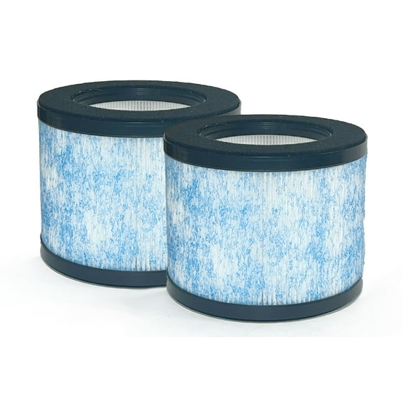 Nispira True HEPA Filter Replacement Compatible with Ibuki Air Purifier C102 MA-01CW, MA-18, Okaysou AirMic4S. 2 Packs