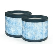 Nispira True HEPA Filter Replacement Compatible with Ibuki Air Purifier C102 MA-01CW, MA-18, Okaysou AirMic4S. 2 Packs