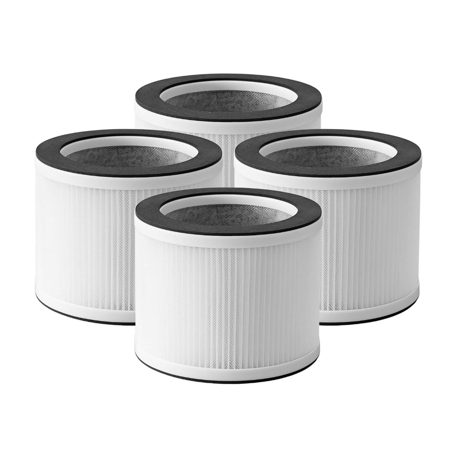 Nispira True HEPA Filter Replacement Compatible with Rigoglioso Air Purifier GL-2109 GL2109. 4 Packs