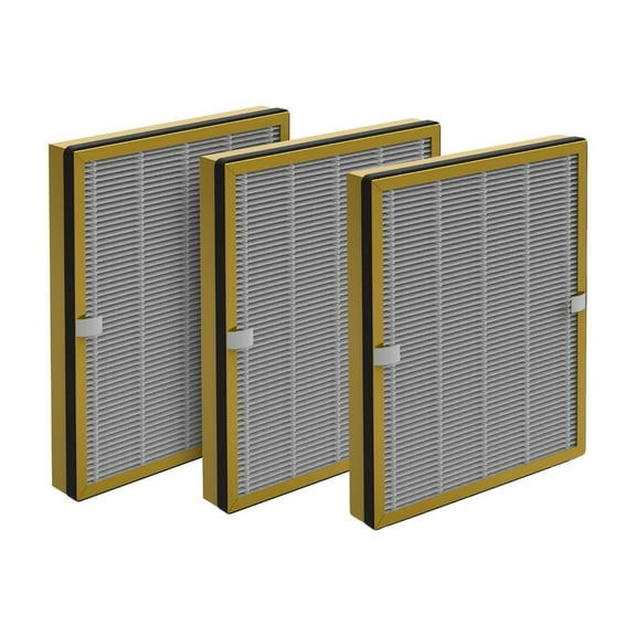 Nispira True HEPA Replacement Filter for Air Purifier, Compatible with TaoTronics TT-AP002, 3 Packs