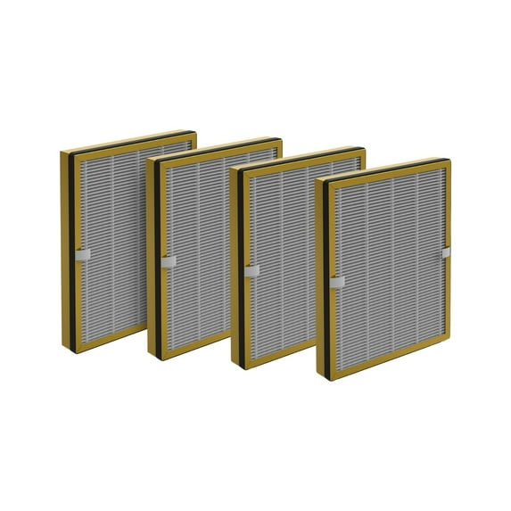 Nispira True HEPA Replacement Filter for Air Purifier, Compatible with TaoTronics TT-AP002, 4 Packs