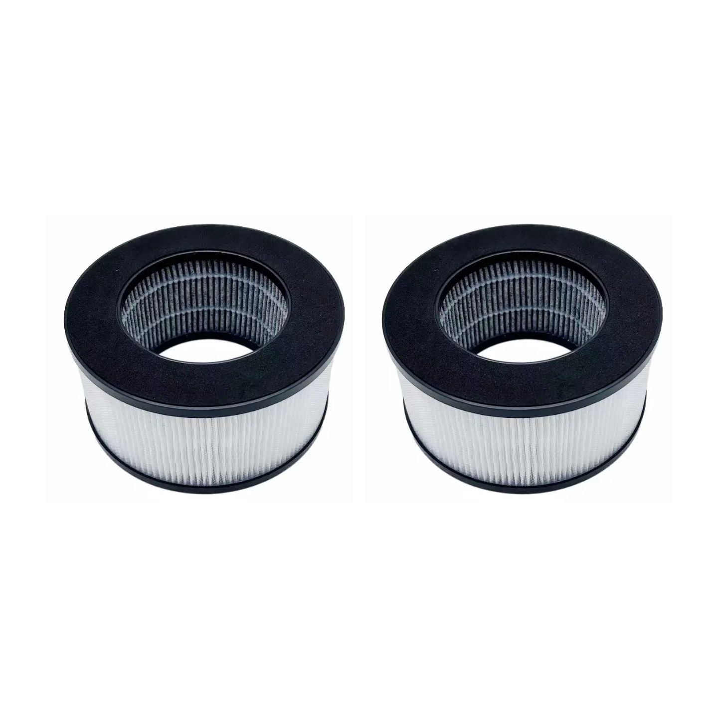 Nispira True HEPA Replacement Filter for CVS Health Desktop Air Purifier 3-in-1 True HEPA Activated Carbon, 2 Packs
