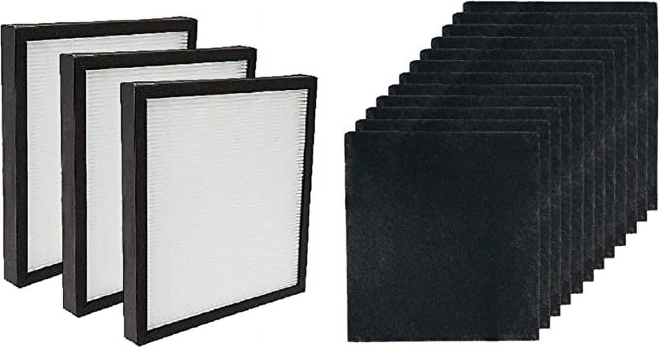 HQRP Replacement Filter Kit For Oreck Air Purifiers – 2 HEPA + 4 Carbon Pre-Filters, 6-Month Life