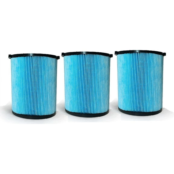Nispira VF5000 3-Layer High-efficiency Replacement Filter Compatible with Ridgid Wet/Dry Vacs Vacuum 72952 5-20 Gallons WD1450 WD0970 WD1270 WD09700 WD06700 WD1680 WD1851 RV2400A. 3 Pack