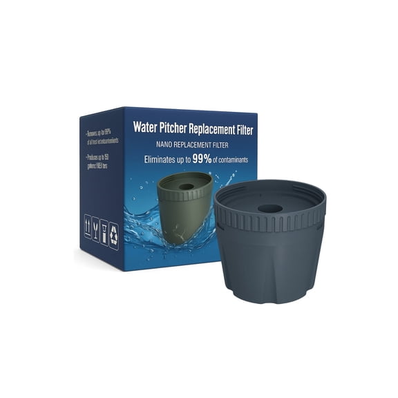 Nispira Water Pitcher Filter Replacement For Epic Nano Pitcher 150 Gallon, 1 Pack