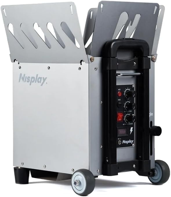 Nisplay Tennis Ball Machine N2 - One of The Lightest and Smallest Ball Machines in The World, Lithium Ion Battery (without Oscillator)