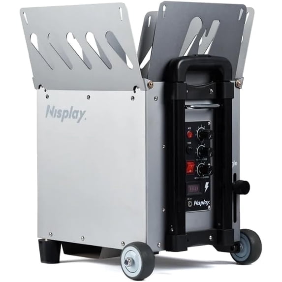 Nisplay Tennis Ball Machine N2 - One of The Lightest and Smallest Ball Machines in The World, Lithium Ion Battery (without Oscillator)