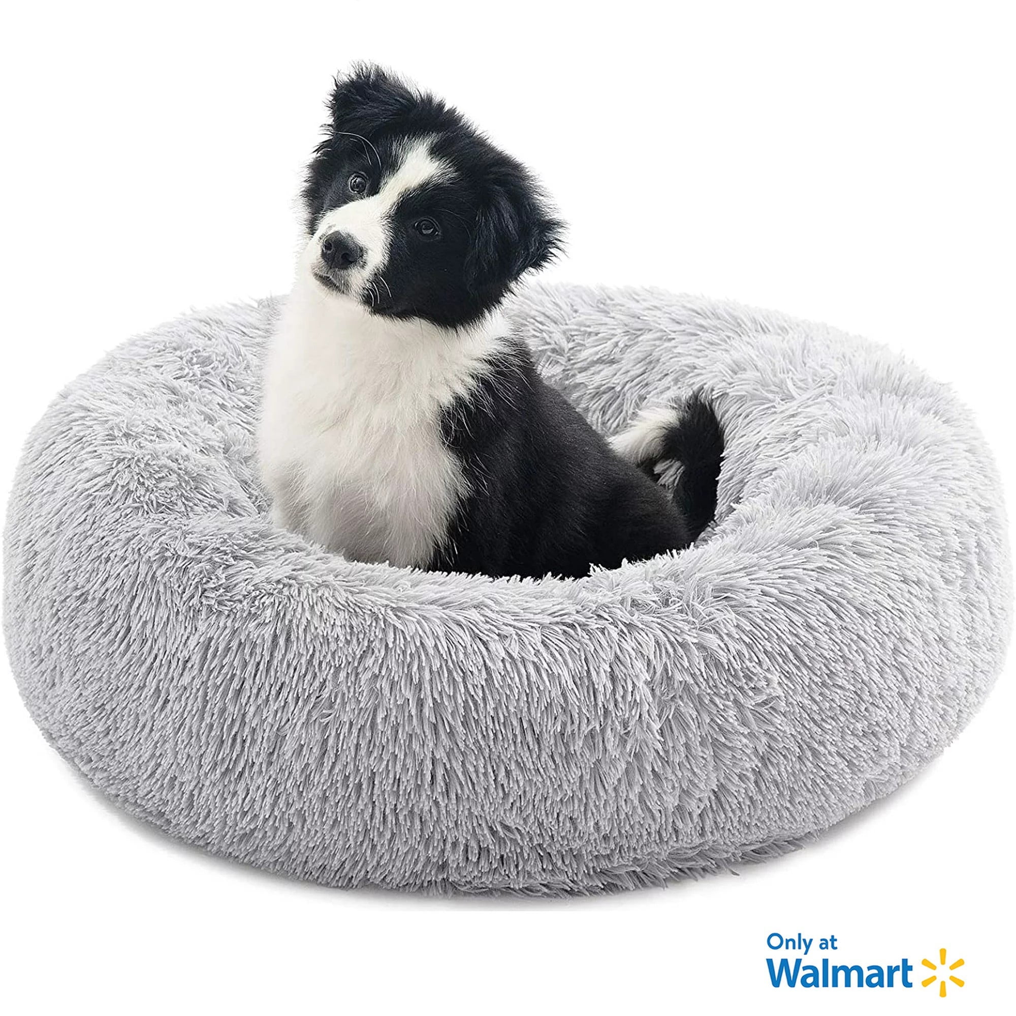 Nisrada Calming Donut Dog Bed for Small to Large Dogs, Cat & Puppy Bed