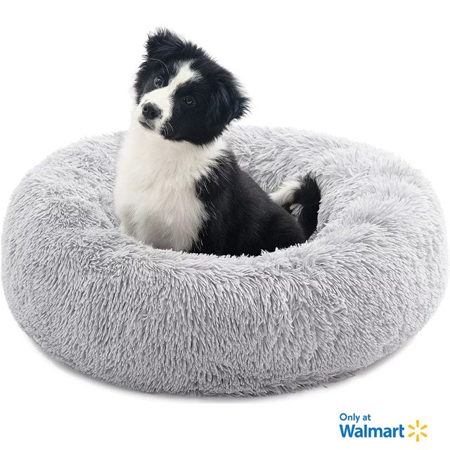 Nisrada Calming Donut Dog Bed for Small to Large Dogs, Cat & Puppy Bed