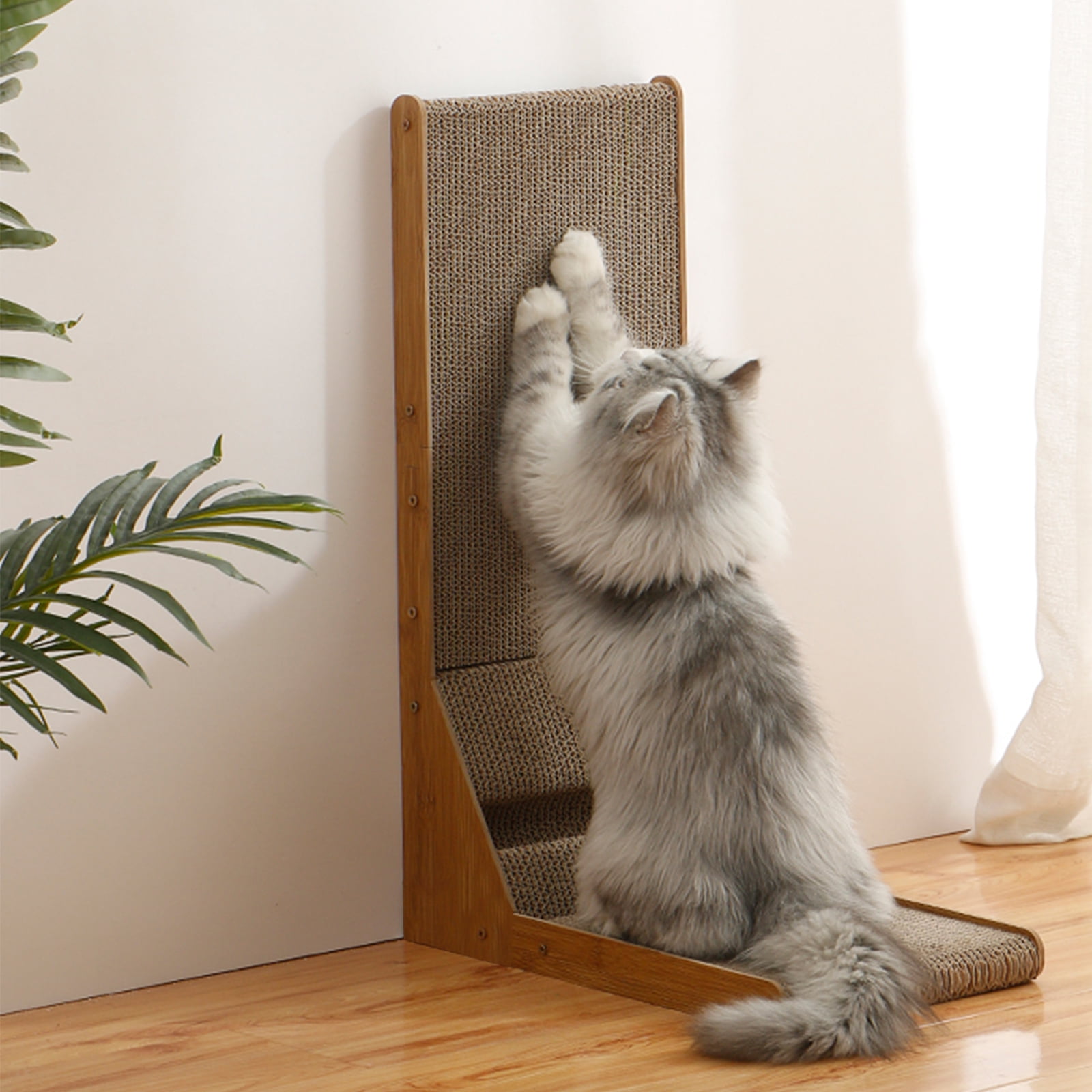 Nisrada BIG Inch L-Shaped Cat Scratcher Wall Mounted - Main Image